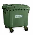 Pojemnik 4-kołowy do segregacji 1100L Szkło ESE