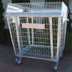 Pojemnik siatkowy 1100L do segregacji śmieci