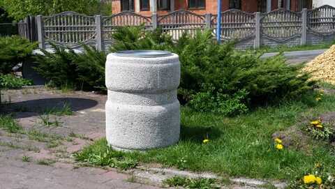 Kosz okrągły z przetłoczeniem 40 L